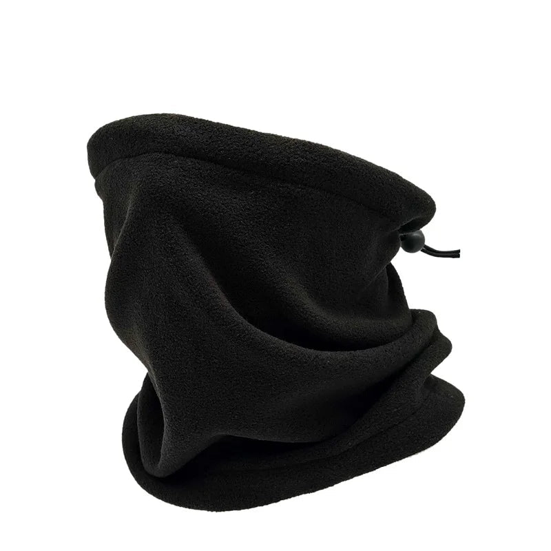 Cache cou moto noir Noir 25 x 25 cm