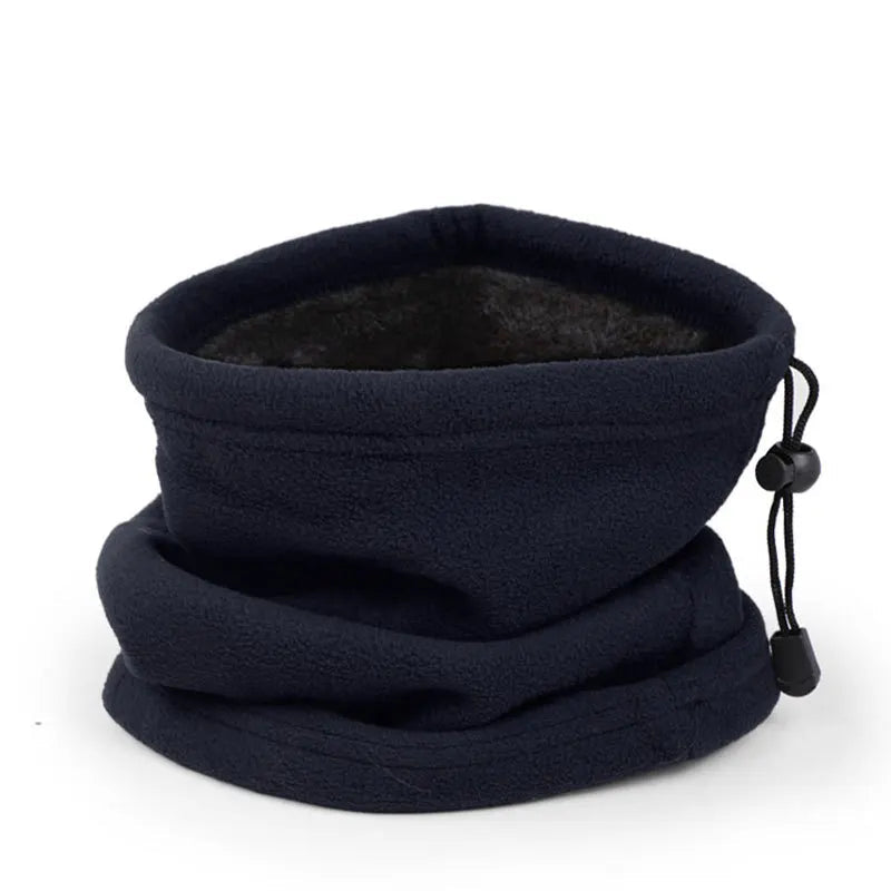 Cache cou polaire Bleu marine 31 x 25 cm