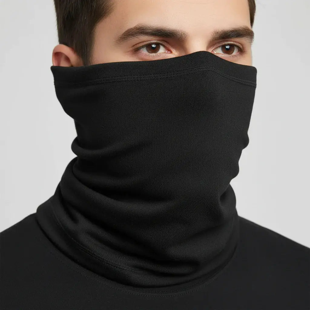 Cache cou ski homme Noir