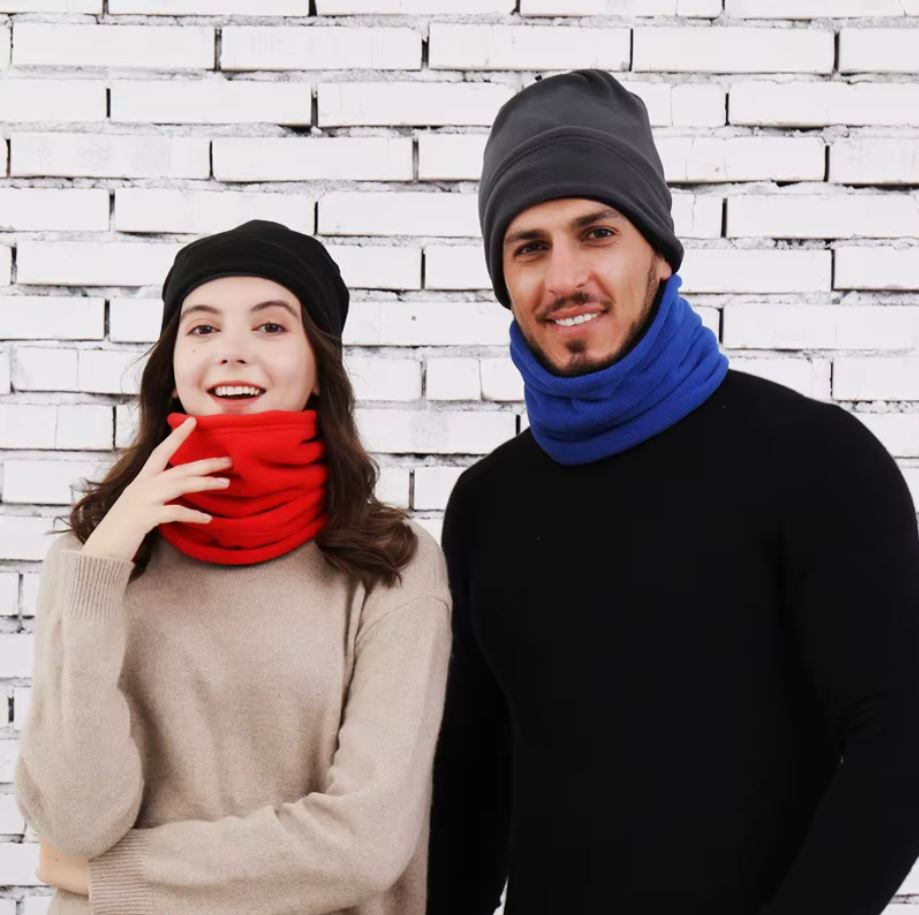 Cache cou ski mi polaire