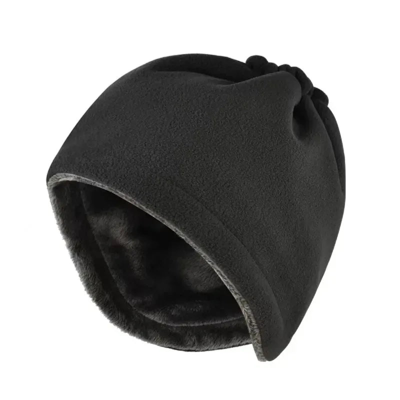 Cache cou et bonnet 2 en 1