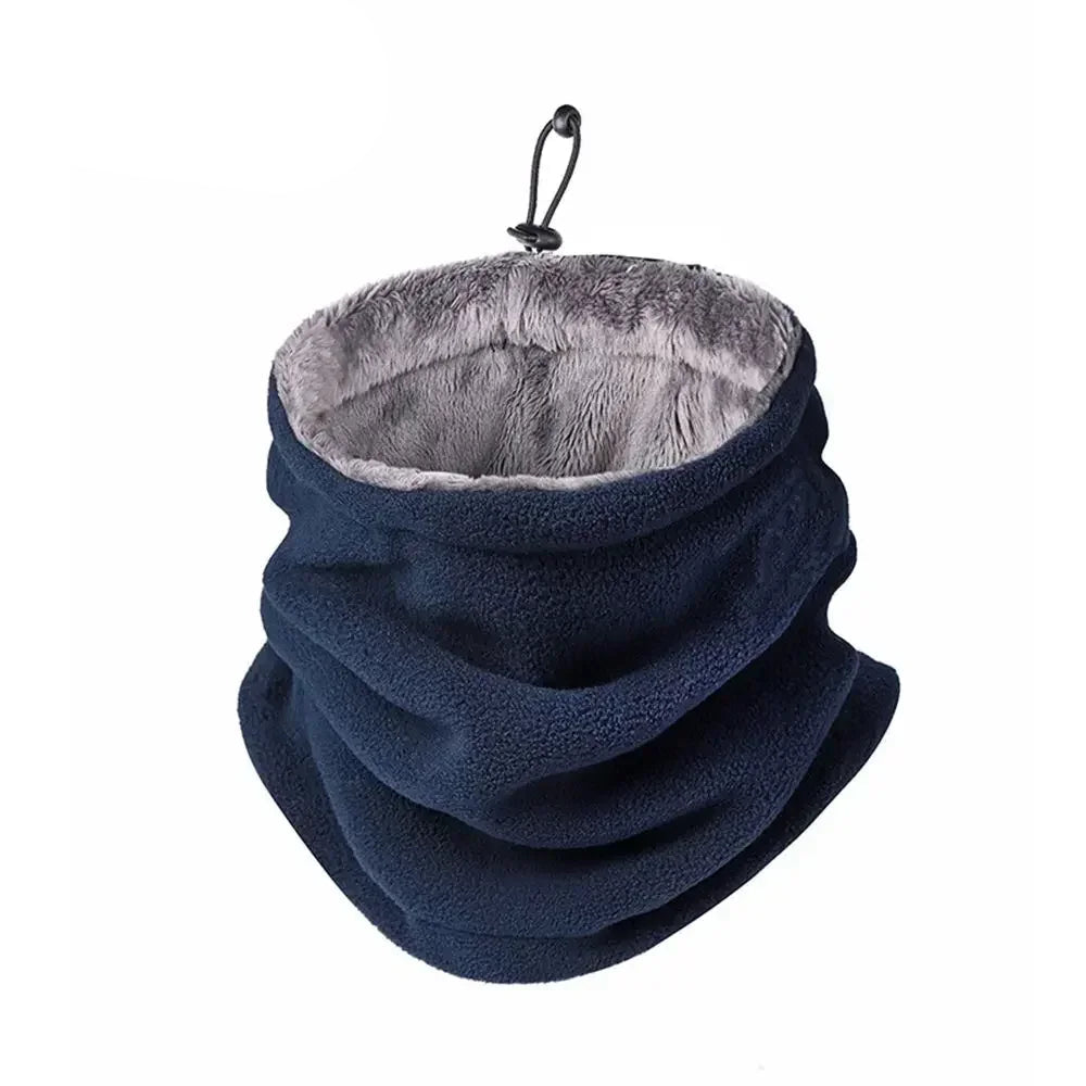 Cache cou polaire bleu marine