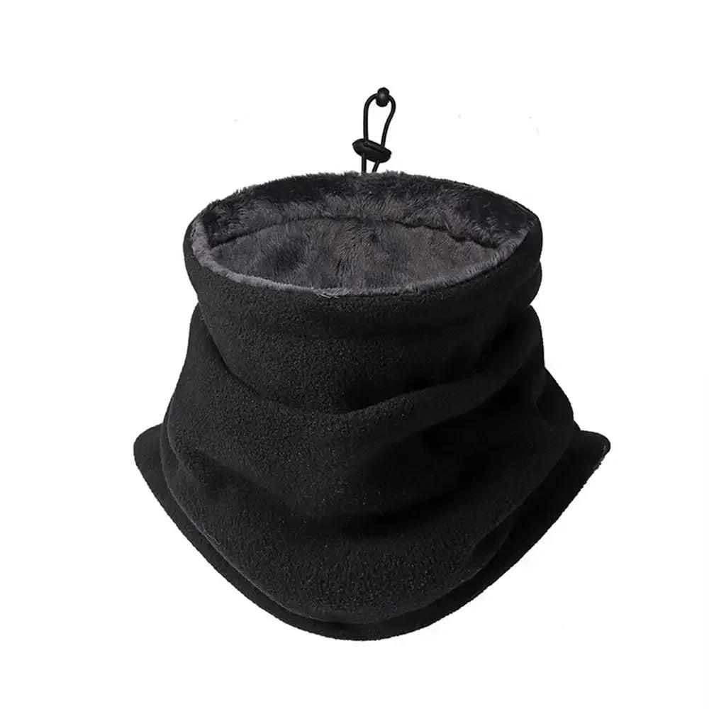 Cache cou polaire noir