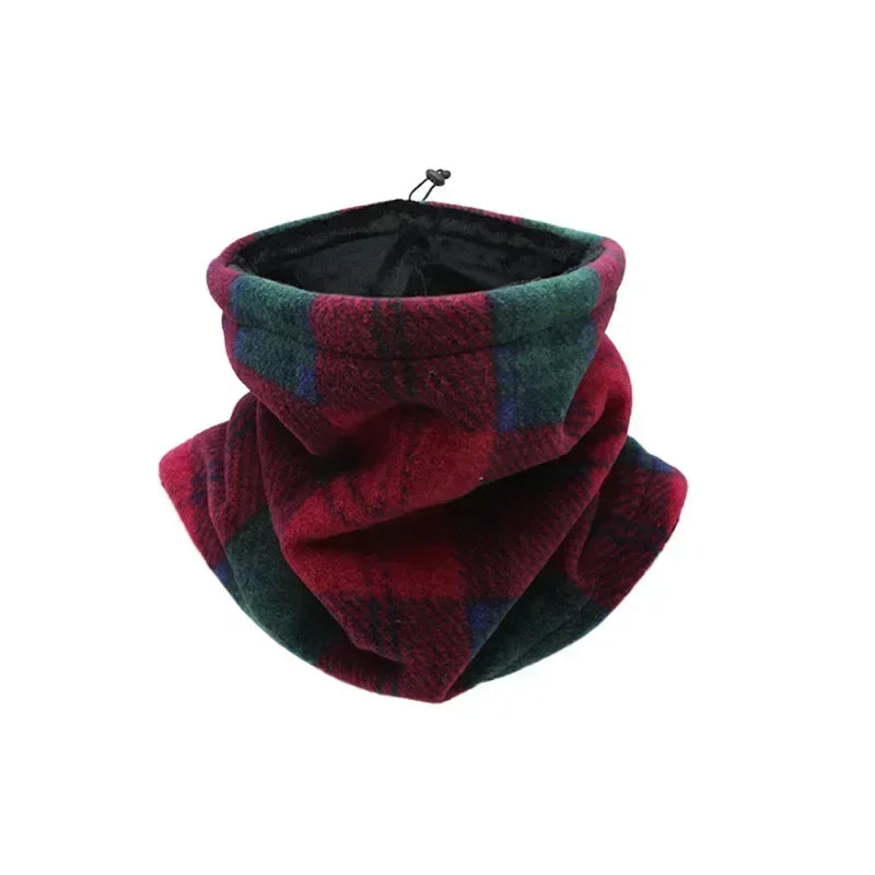 Cache cou polaire rouge