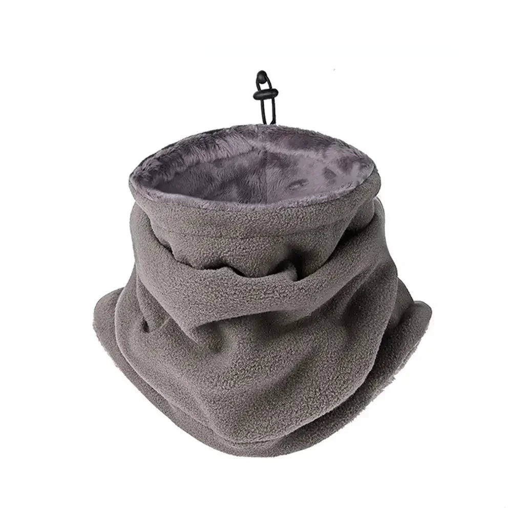 Cache cou polaire gris