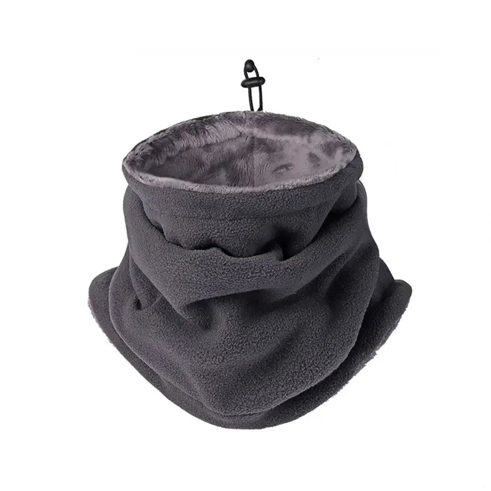 Cache cou polaire gris foncé