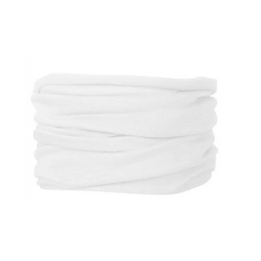 Cache cou blanc fluo