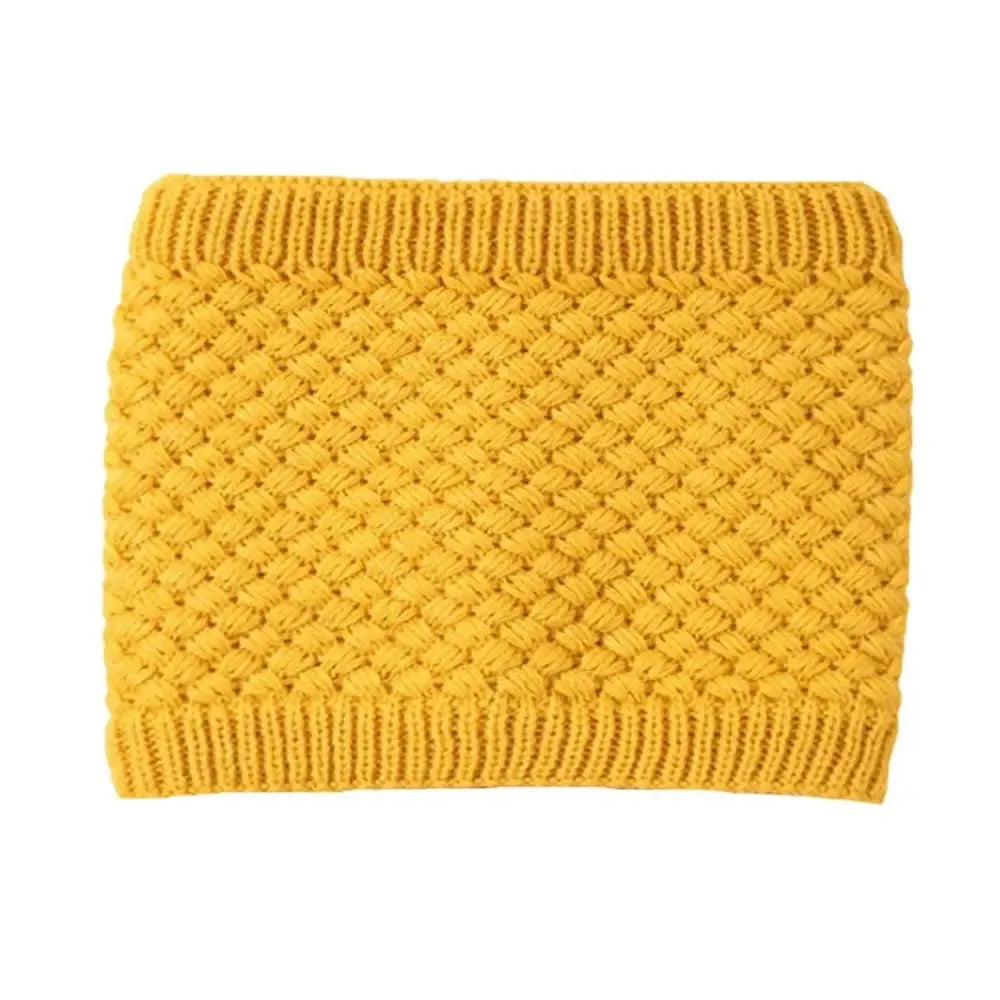 Cache cou enfant Jaune 14 x 25 cm