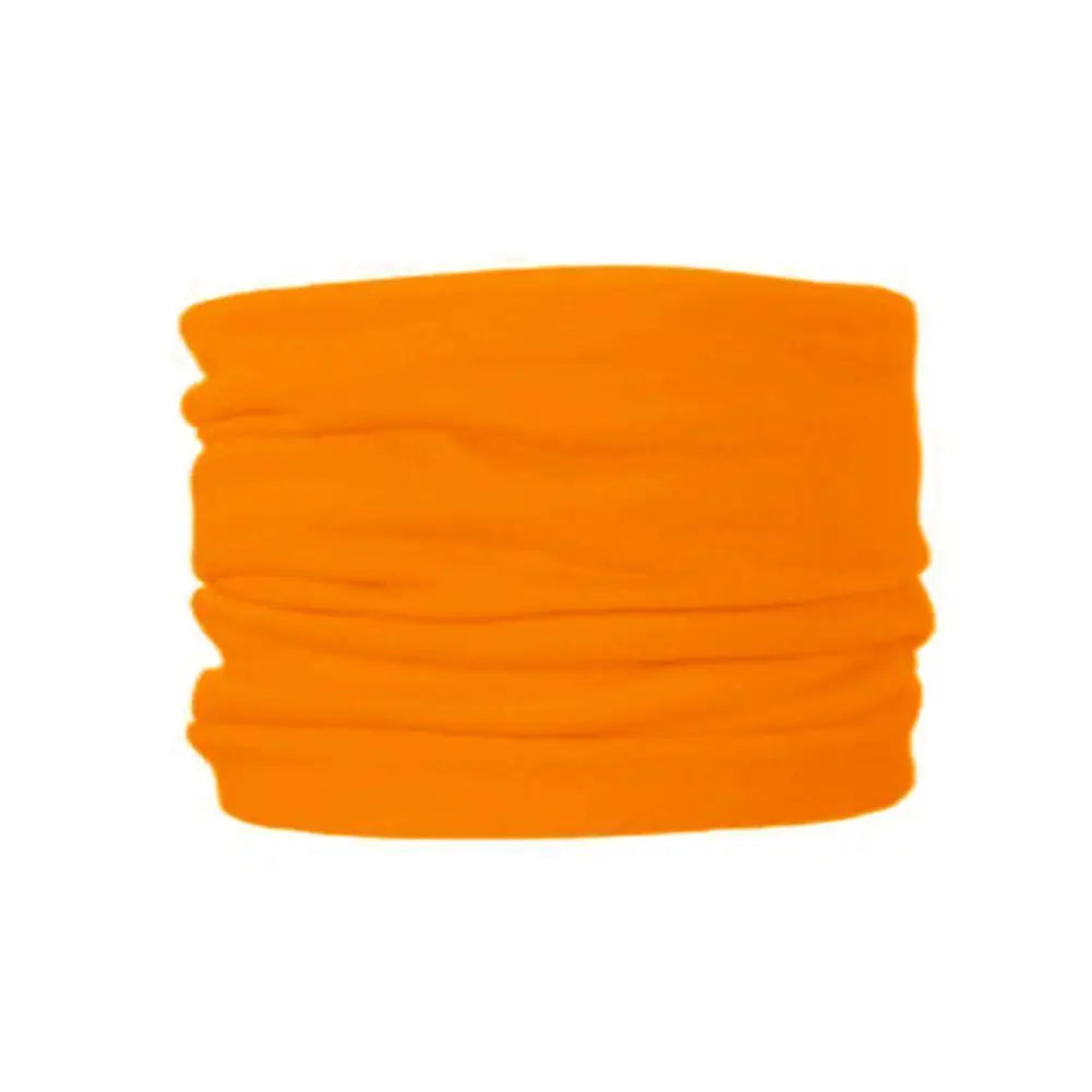 Tour de cou moto bandana Orange 22 x 46 cm