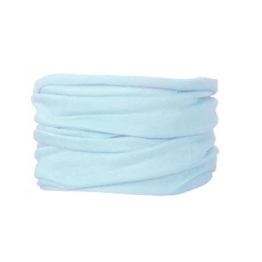 Tour de cou moto bandana Bleu clair 22 x 46 cm