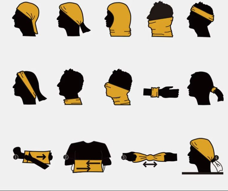 Tour de cou ski gris